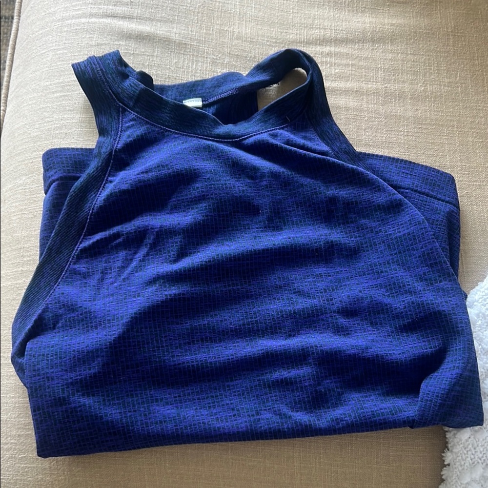 Athleta Navy Halter Tank Top